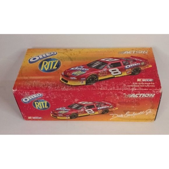 NASCAR Dale Earnhardt Jr. #8 Ritz/Oreo Vehicle 2003 Action  Action Dale Earnhardt Jr. Diecast Stock Car 2003 #8 NASCAR Monte Carlo Oreo